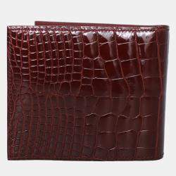 Hermes Alligator MC 2 Copernic Bi-Fold Wallet