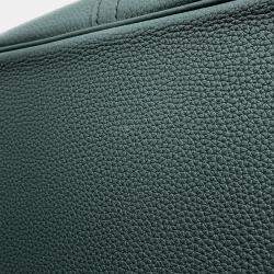 Hermes Bolide 1923 Chimeres Dragon Vert Shipley Togo Leather Velvet Size 45