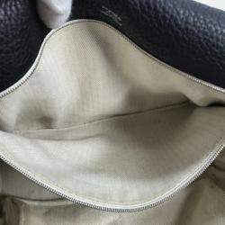 Hermes Crossbody Bag Sac Alfred 35 Messenger Shoulder Taurillon Clemence Black