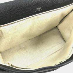 Hermes Crossbody Bag Sac Alfred 35 Messenger Shoulder Taurillon Clemence Black