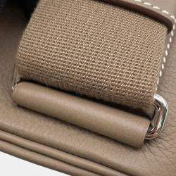 Pre Owned Hermes Akkad Etoupe Togo Leather Size PM