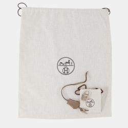 Pre Owned Hermes Akkad Etoupe Togo Leather Size PM