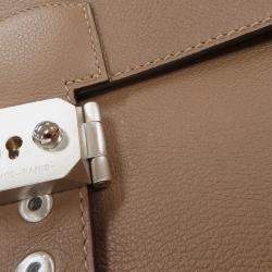 Pre Owned Hermes Sac A Depeches Light Tabac Camel Evercolor Size 37