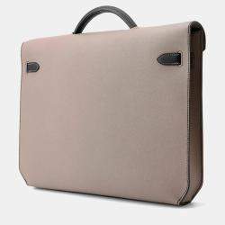 Pre Owned Hermes Kelly Depeche Spo Gris Asphalt/Black Epsom Size 36