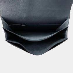 Pre Owned Hermes Sac Depeche Blue Orage Togo Leather Size 38