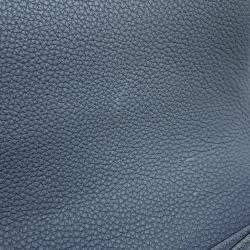 Pre Owned Hermes Sac Depeche Blue Orage Togo Leather Size 38