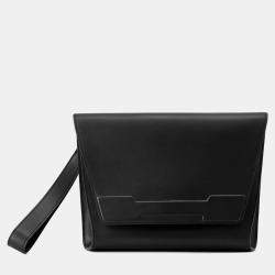 Pre Owned Hermes Novapolis Pouch Black Evercolor