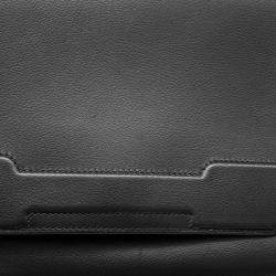 Pre Owned Hermes Novapolis Pouch Black Evercolor