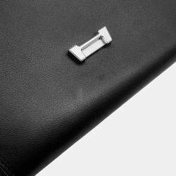 Pre Owned Hermes Novapolis Pouch Black Evercolor
