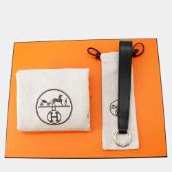 Pre Owned Hermes Novapolis Pouch Black Evercolor