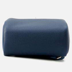 Pre Owned Hermes Akkad Blue De Prusse Togo Leather PM