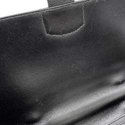 Pre Owned Hermes Sac A Depeches Black Box Calf Leather Size 41