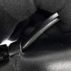 Pre Owned Hermes Sac A Depeches Black Box Calf Leather Size 41