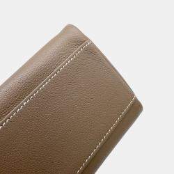 Pre Owned Hermes Kelly Messenger Etoupe Evercolor Size PM