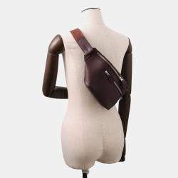 Pre Owned Hermes Cityslide Cloth Prune Evercolor Size Pm