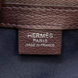 Pre Owned Hermes Cityslide Cloth Prune Evercolor Size Pm