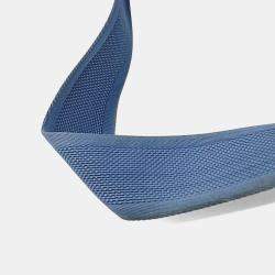 Pre Owned Hermes Blue Leather City Slide Belt Bag (C)