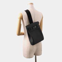 مملوكة مسبقًا Hermes Kelly Akkad Black Togo Leather Size Pm