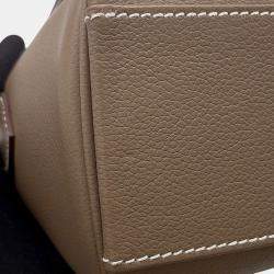 مملوكة مسبقًا Hermes Kelly Messenger Etoupe Evercolor Size Pm