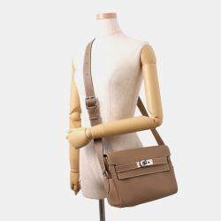 مملوكة مسبقًا Hermes Kelly Messenger Etoupe Evercolor Size Pm