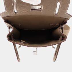 مملوكة مسبقًا حقيبة هيرمس كيلي أكاد إيتوب توغو جلد حجم صغير