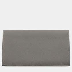 مملوكة مسبقًا محفظة هيرمس سيتيزن إبسوم رمادي مايور