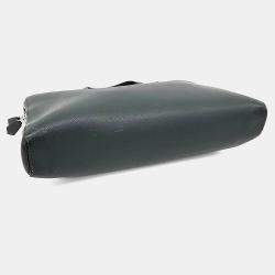 Pre Owned Hermes Grey Leather Victoria Light Briefcase