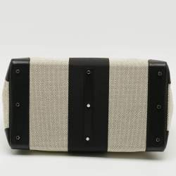 مملوكة مسبقًا حقيبة هيرمس بيركين HAC فلاغ 50 إيفركالف وتوايل إكرو/نوار إكسسوار مطلي بلاديوم