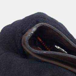 مملوكة مسبقًا Hermes Caravan Horizontal Mm Chocolat Derma Leather Shoulder Bag
