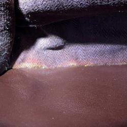 مملوكة مسبقًا Hermes Caravan Horizontal Mm Chocolat Derma Leather Shoulder Bag