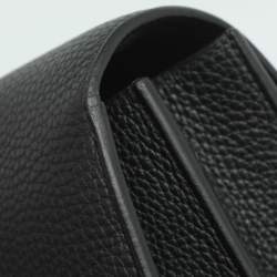 مملوكة مسبقًا Hermès Sac a Depeches 38 Palladium Finish Black Taurillon Clemence Leather Briefcase
