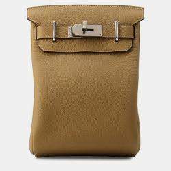 مملوكة مسبقًا Hermes Kelly Akkad PM Dune Togo Calfskin Leather Shoulder Bag