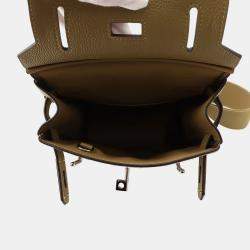 مملوكة مسبقًا Hermes Kelly Akkad PM Dune Togo Calfskin Leather Shoulder Bag