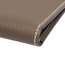 Hermes Sauge Epsom Leather MC² Euclide Card Holder