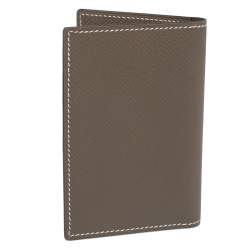 Hermes Sauge Epsom Leather MC² Euclide Card Holder