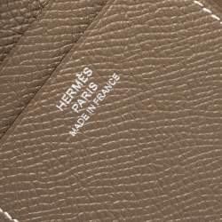 Hermes Sauge Epsom Leather MC² Euclide Card Holder