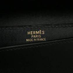 Hermes Black Box Leather Sac a DÃ©peches 41 Bag
