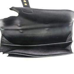 Hermes Black Box Leather Sac a DÃ©peches 41 Bag
