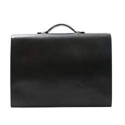 Hermes Black Box Leather Sac a DÃ©peches 41 Bag