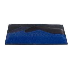 Pre Owned Hermés Blue Leather Les Petits Chevaux Card Holder
