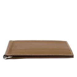 Hermes Kraft Evercolor Leather Poker Compact Wallet