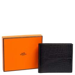 Hermes Black Alligator MC² Copernic Wallet 