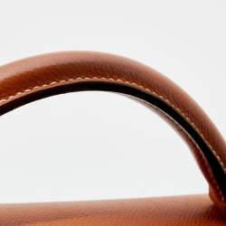 Hermes Gold Courchevel Leather Kelly Depeche Briefcase 38 Bag