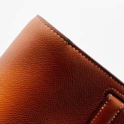 Hermes Gold Courchevel Leather Kelly Depeche Briefcase 38 Bag