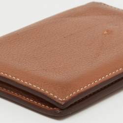  Hermes Gold Evercolor Leather MC² Euclide Card Holder