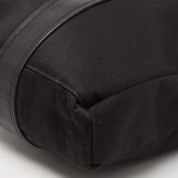 Hermes Black Canvas and Leather Acapulco Messenger Bag