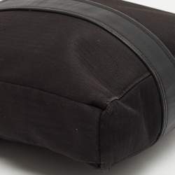 Hermes Black Canvas and Leather Acapulco Messenger Bag