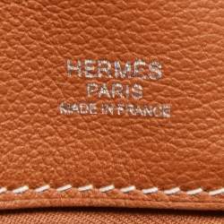 Pre Owned Hermès Gold Evergrain Citynews Messenger Bag