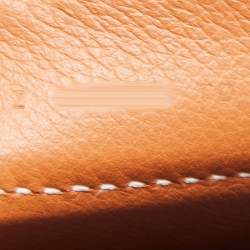 Pre Owned Hermes Gold Evercolor Leather Citynews Briefcase