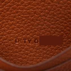 Hermès Fauve Barena Faubourg Leather City 4CC Card Holder